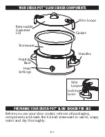 Preview for 4 page of Crock-Pot Cook & Carry Owner'S Manual