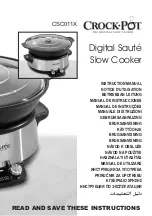 Crock-Pot CSC011X Instruction Manual preview