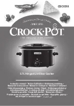 Crock-Pot CSC031X Instruction Manual preview