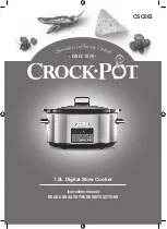 Crock-Pot CSC063 Instruction Manual preview