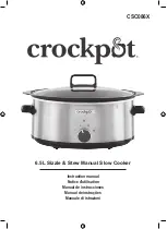 Crock-Pot CSC086X Instruction Manual preview