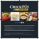 Preview for 40 page of Crock-Pot Express CPE210 Quick Start Manual And Recipe Book