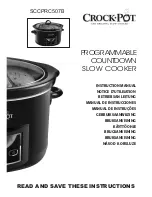 Preview for 1 page of Crock-Pot SCCPRC507B Instruction Manual