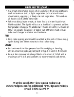 Preview for 9 page of Crock-Pot SCR250 Owner'S Manual