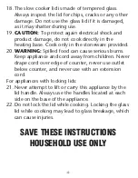 Preview for 5 page of Crock-Pot SCR300-SS User Manual