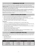 Preview for 3 page of Crock-Pot SCV400RD050 Manual