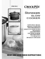 Crock-Pot Stoneware 37401BC Instruction Manual preview
