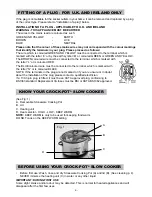 Preview for 4 page of Crock-Pot Stoneware 37401BC Instruction Manual