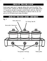 Preview for 4 page of Crock-Pot TRIO COOK & SERVE SCLBC300-BS Owner'S Manual