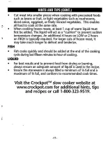 Preview for 11 page of Crockpot CPSCRM20-BP Owner'S Manual