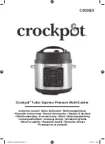 Crockpot CSC062X Installation Manual предпросмотр