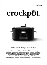 Crockpot CSC093X Instruction Manual preview