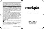 Preview for 1 page of Crockpot Lunch Crock Owner'S Manual