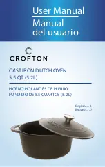 Preview for 1 page of Crofton 5.5 QT User Manual