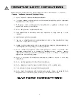 Preview for 3 page of Crofton 7255-05 Instruction Manual