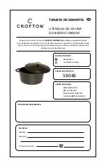 Preview for 18 page of Crofton CAST IRON 5.5 QT User Manual