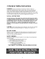 Preview for 6 page of Crofton CRESK12B Instructions Manual