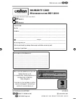 Предварительный просмотр 24 страницы Crofton MD 12350 User Manual
