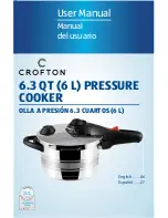 Crofton Premium 6.3 qt User Manual предпросмотр