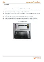 Preview for 2 page of cromax C2A Assembly Procedure