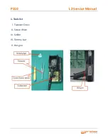 Предварительный просмотр 3 страницы cromax P310 Service Manual