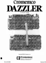 Cromemco Dazzler Manual preview