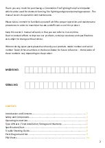 Preview for 2 page of Crommelins FT150HP Operation & Instruction Manual