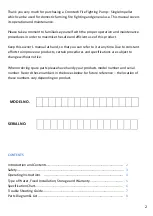 Preview for 2 page of Cromtech TFF150HP Operation & Instruction Manual