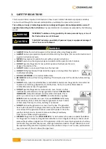 Preview for 4 page of Cromtech TG100BPE Operation & Instruction Manual