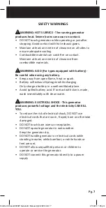 Preview for 7 page of Cromtech TG6000DVE Operation Manual