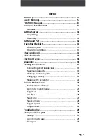 Preview for 3 page of Cromtech TG6500VE Operation Manual