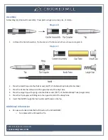 Preview for 2 page of CROOKED MILL Panache Pen Kit Instructions