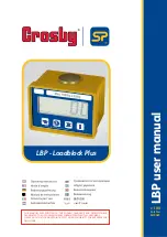 Crosby LBP Operating Instructions Manual preview