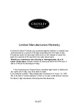 Preview for 7 page of Crosley Furniture PALM HARBOR CO7107-BR Manual