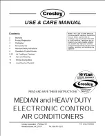 Preview for 1 page of Crosley 2020218A0526 Use & Care Manual