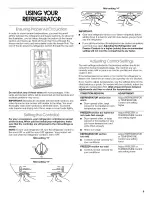 Preview for 9 page of Crosley 2212864 Use & Care Manual