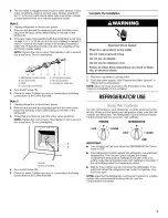 Предварительный просмотр 5 страницы Crosley 2311959 Use & Care Manual