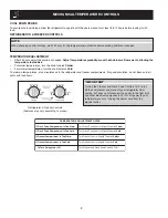 Preview for 8 page of Crosley 241024401 Use And Care Manual