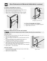 Preview for 9 page of Crosley 241559900 Use & Care Manual