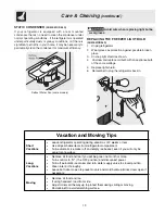 Preview for 19 page of Crosley 241559900 Use & Care Manual