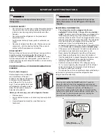 Предварительный просмотр 3 страницы Crosley 241824400 Use And Care Manual