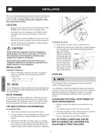 Preview for 4 page of Crosley 242111500 Use & Care Manual