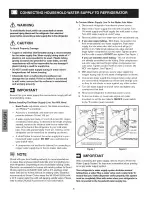 Preview for 6 page of Crosley 242111500 Use & Care Manual