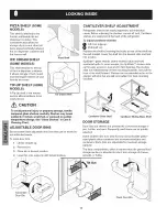 Preview for 12 page of Crosley 242111500 Use & Care Manual