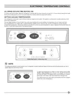 Preview for 9 page of Crosley 242111501 Use & Care Manual