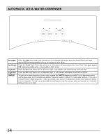 Preview for 14 page of Crosley 242111501 Use & Care Manual