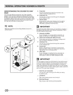 Preview for 20 page of Crosley 242111501 Use & Care Manual