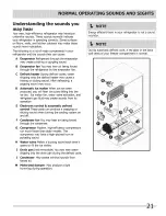 Preview for 21 page of Crosley 242116500 Use & Care Manual