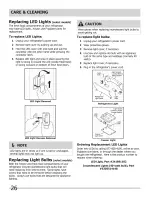 Preview for 26 page of Crosley 242116500 Use & Care Manual