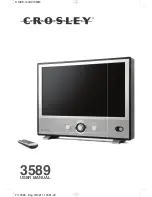 Preview for 1 page of Crosley 3589 User Manual